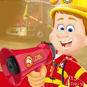 ست بلندگوی آتش نشانی FIRE LOUDSPEAKER SET_اسباب بازی